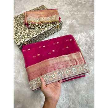 Maharani celebrity lace work silk Maharani celebrity lace work silk