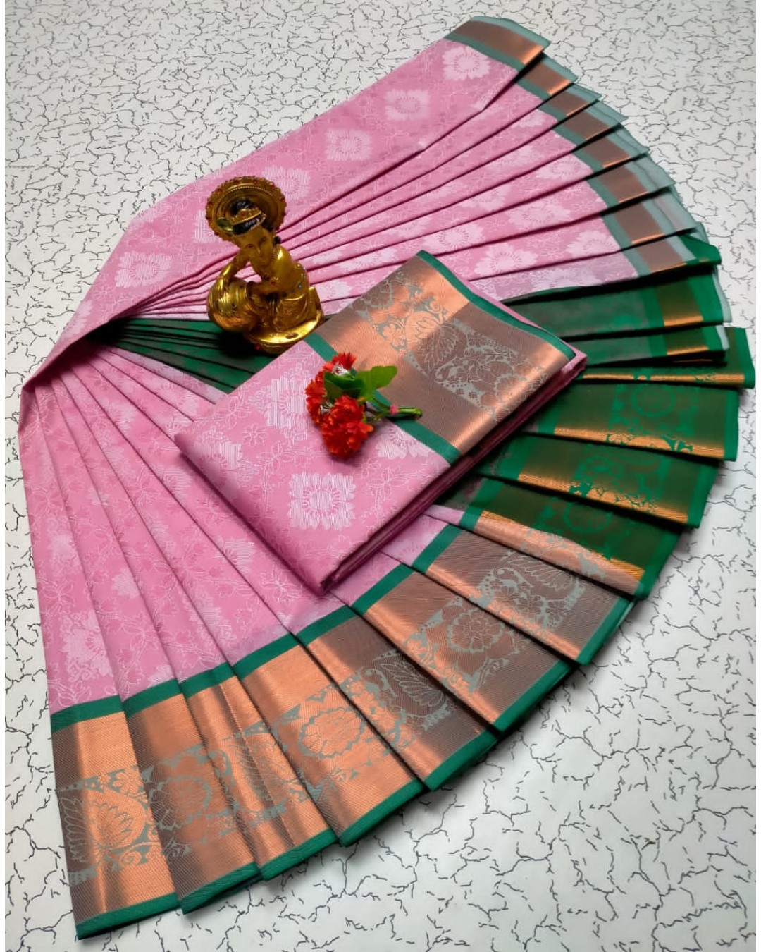 3D Embossed Saree