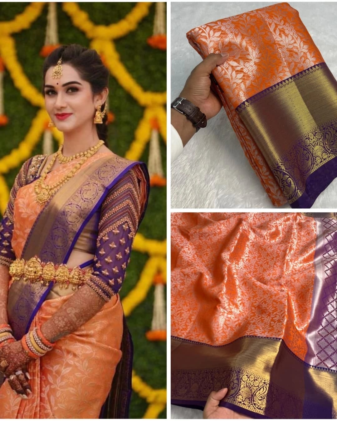 Party wear semi Tissue silk Sarees Party wear semi Tissue silk Sarees