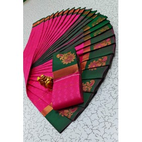 3D Art silk saree