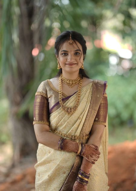Premium cream colour stone work sarees